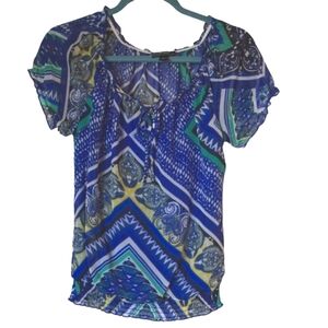 B Wear Short Sleeve Blouse